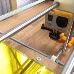 gopro hero3 mount for reprappro, removable