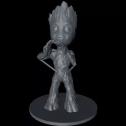 groot in love