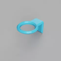 Hair dryer wall bracket