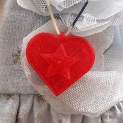 Heart with Star pendant