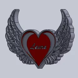 Heart with wings Valentine's Gift