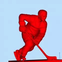 Hockey player number 9