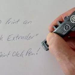 "Ink Extruder" - Ballpoint Click Pen that looks like a Smart Extruder!