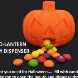 Jack-O-Lantern Candy Dispenser