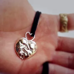 Kitty Heart Pendant