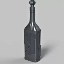 Klingon blood wine bottle from Star Trek The Next Generation