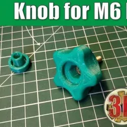 Knob for M6 Bolt (Nut)