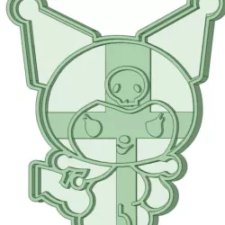 Kuromi cookie cutter