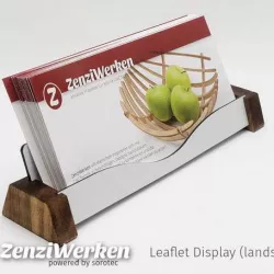 Leaflet Display (horizontal) cnc