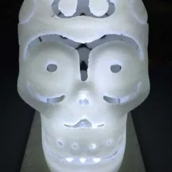 LED lamp base for halloween skull lamp