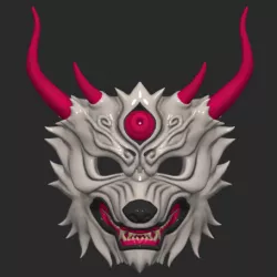 Mask Wolf - Devil Maskmask for cosplay 3D print model 3D print model