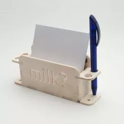 Memo Dispenser for a magnetic Bulletboard cnc/laser