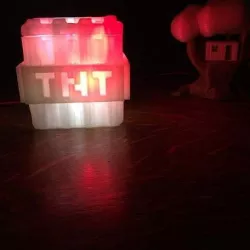Minecraft TNT Nightlight