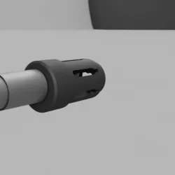 MK3 CAGED STYLE FLASH HIDER (AIRSOFT)