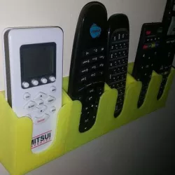 Modular Expandable Remote Control Wall Mount Rack