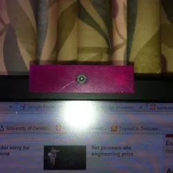 Monitor mount for laptop webcam pcb