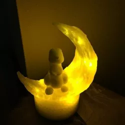 Moon bunny as nightlight