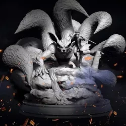 Naruto and Kurama