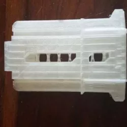 Nerf Magazine with 3D printed spring