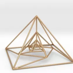 Nested Pyramids Rotated
