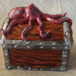 Octopus Chest - Dice or Jewelry Box.