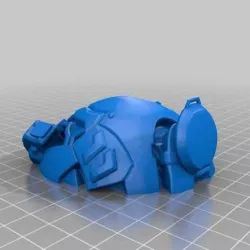 Overwatch Wrecking Ball - remix split for easier printing