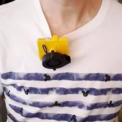 Parametric Wearable Clip Fan