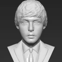 Paul McCartney bust 3D printing ready stl obj