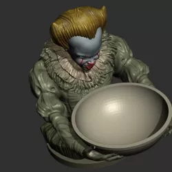 Pennywise IT 2017 Halloween Candy Holder 3D Printable model 3D print model