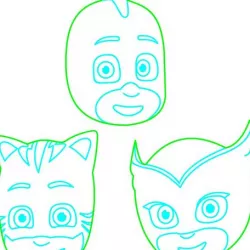 PJ MASK Cookie Cutter Catboy Ululette Gecko