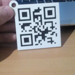 QR_Keychain "I Love You"