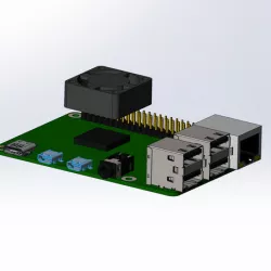 Raspberry PI 3 and 4 Board Mock-ups For Case Modeling