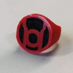 Red Lantern Ring for Dual Extrusion