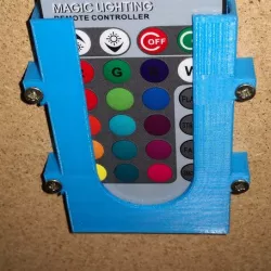 RGB LED remote control holder