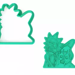 Rick and Morty Scary Cookie Cutter - Rick and Morty