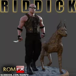Riddick Action Figure Printable - Vin Diesel