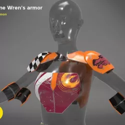 Sabine Wren's armor - The Star Wars wearable 3D PRINT MODEL