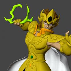 ▷ gold saint 3d models 【 STLFinder 】