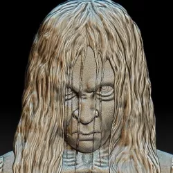 Samara The Ring bas relief 3d model