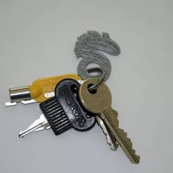 Shadowrun logo key-ring / key-token