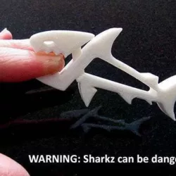 SHARKZ... Fun Multipurpose Clips / Holders / Pegs with moving jaws that bite!