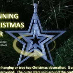 Spinning Christmas Star