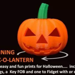 Spinning Jack-o-Lantern