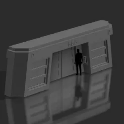 Star Wars Battle of Endor Bunker Door for Diorama