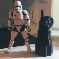 Star Wars Themed Vent Stack For 3 3/4" Diorama
