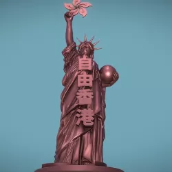 Statue of Liberty - Hong Kong freedom