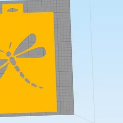 stencil libelula