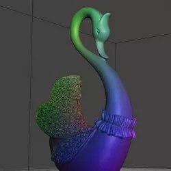 Stronghero3D A pair of Swans