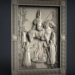 Svarog god on horse cnc router