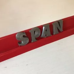 Test SNAP font  3d letters  free download